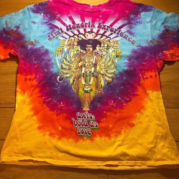 Liquid Blue Other - 2006 liquid blue Jimi Hendrix experience axis bold as love 2006 T-shirt xlTie Dy